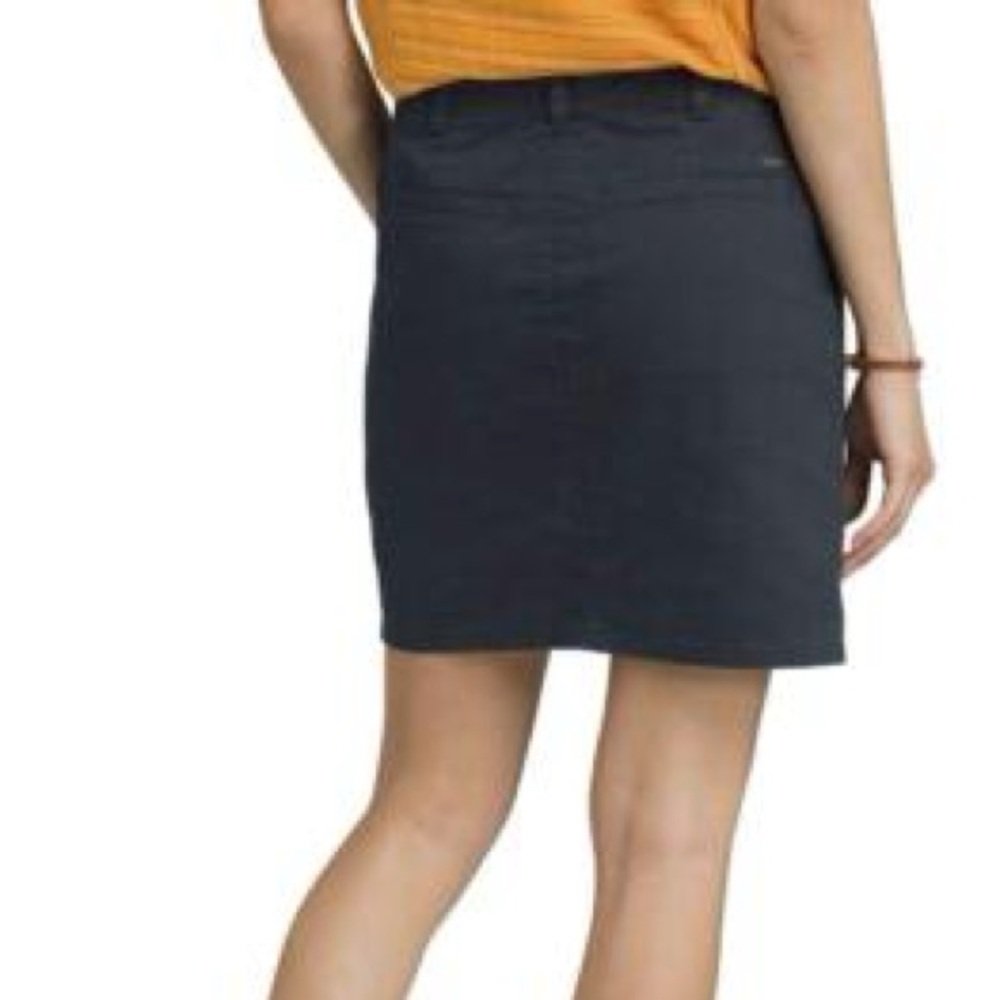 Prana Kara Button Front Mini Skirt NWOT Midnight Wash size 4 - Picture 7 of 7